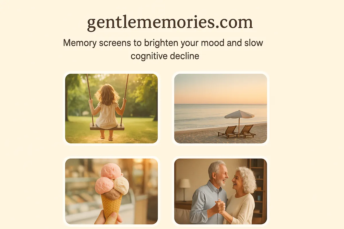 Gentle memories to bright your mood and slow the progression of Alzheimer's Disease.